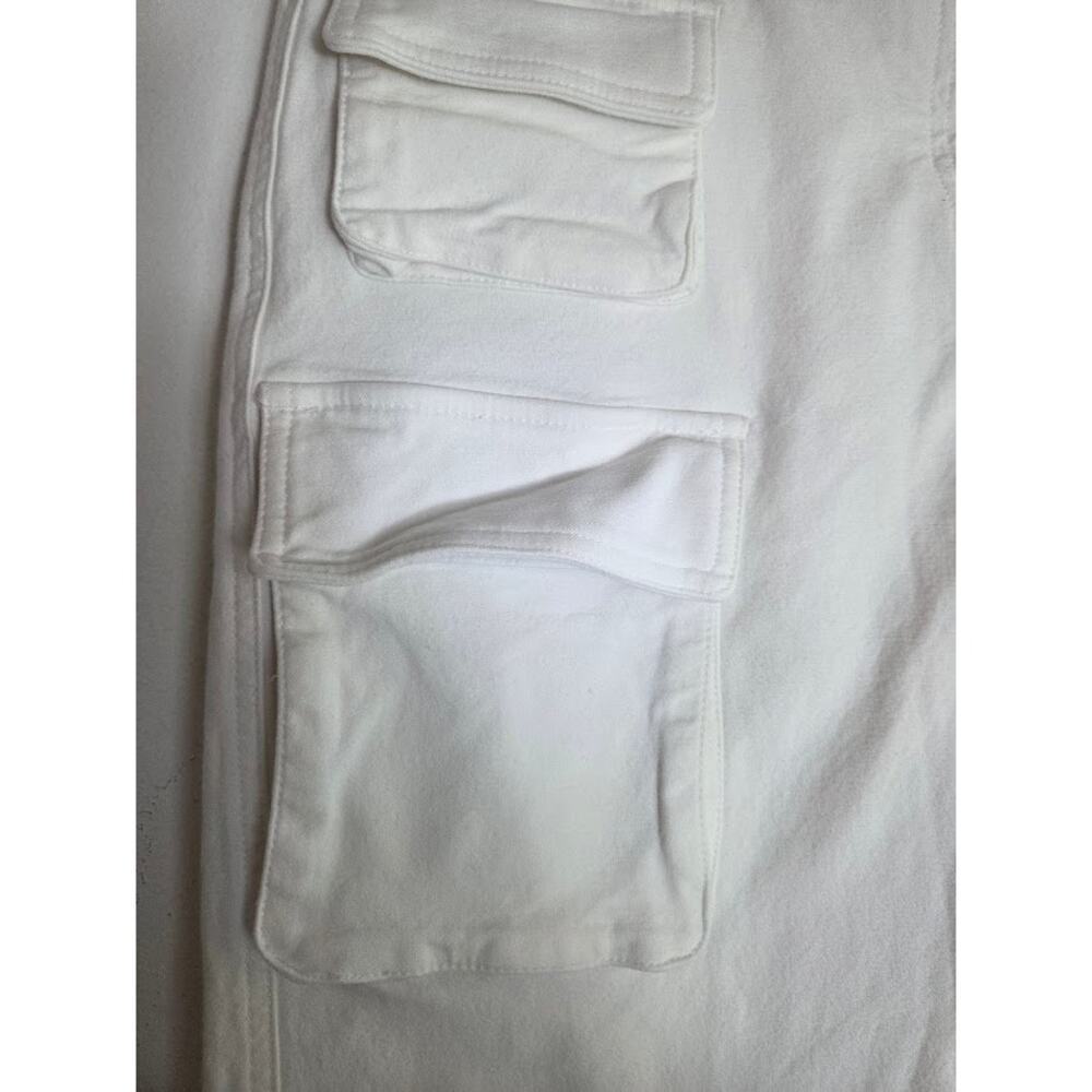 Wilfred Free Aritzia "Picture"White Straight Leg Cargo Cotton Jeans size 10 - Picture 6 of 10